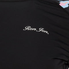 Ron Jon Womens Floral-Black Kailana Long Sleeve Rash Guard