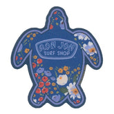 Ron Jon Wildflower Turtle Mini Sticker