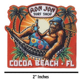 Ron Jon Sasquatch Hammock Mini Sticker
