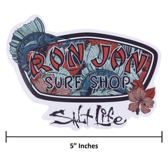 Ron Jon Salt Life Sailfish Blossom Sticker