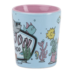 Little Box Guy Ron Jon Deep Sea 1.5oz Shot Glass
