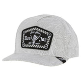 Ron Jon Light Grey Skeleton Shaka cap