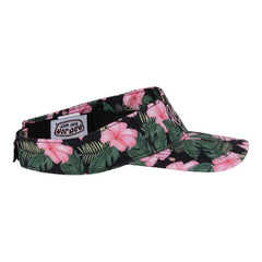 Ron Jon Black and Pink Hibiscus Visor