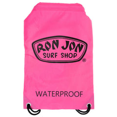 Ron Jon Pink And Black Waterproof Cinch Sack Backpack