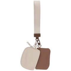 Ron Jon Brown and Ivory Dual Wristlet
