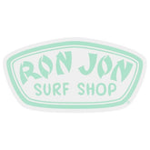 Ron Jon Green White Auto Magnet