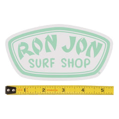 Ron Jon Green White Auto Magnet