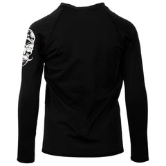 Ron Jon Kids Black Skull Long Sleeve Rash Guard