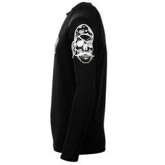Ron Jon Kids Black Skull Long Sleeve Rash Guard