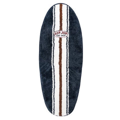 Ron Jon Navy And Ivory Surfboard Shaped Rug
