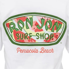 Ron Jon Women's Pensacola Beach FL Watermelon Badge Tee
