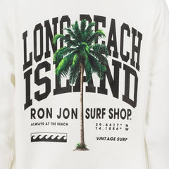 Ron Jon Women's Long Beach Island NJ Palm Tree Hoodie