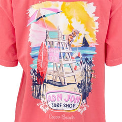 Ron Jon Women's Cocoa Beach FL Lifeguard On Duty Tee