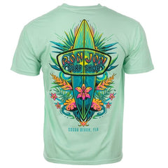 Ron Jon Cocoa Beach FL Surfboard Bloom Tee