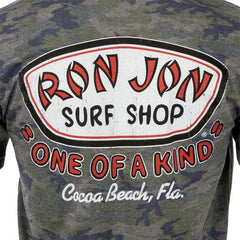 Ron Jon Cocoa Beach FL Distressed Camo Tee