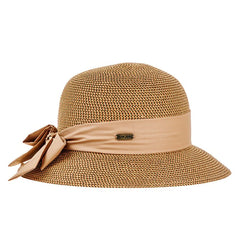 Ron Jon Women's Brown Straw Bucket Hat