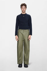 Heavy Woven Pants Straight