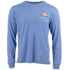 Ron Jon Cocoa Beach FL Distressed Trusty Badge V2 Long Sleeve Tee