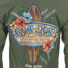 Ron Jon Cocoa Beach FL Board Badge Long Sleeve Tee
