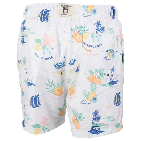 Endless Summer Ron Jon White Destination Vacation 17" Swim Volley