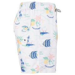 Endless Summer Ron Jon White Destination Vacation 17" Swim Volley