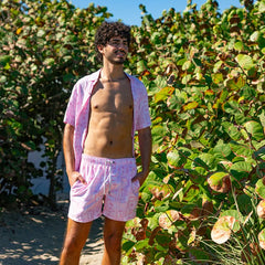 Endless Summer Ron Jon Impressed with Pink Short Sleeve Shirt