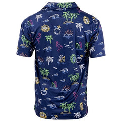 Ron Jon Navy Hollywood Glow Up Polo Shirt
