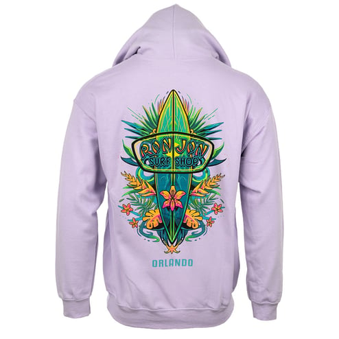 Ron Jon Orlando FL Surfboard Bloom Pullover Hoodie