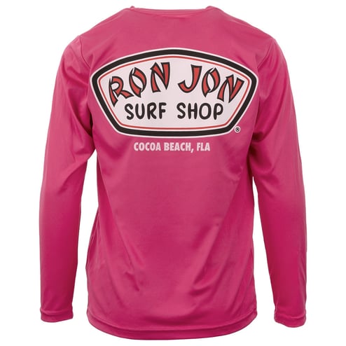 Ron Jon Kids Cocoa Beach FL Performance Badge Long-Sleeve Tee