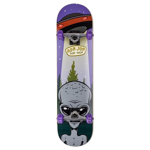 Ron Jon Alien Complete Short Skateboard
