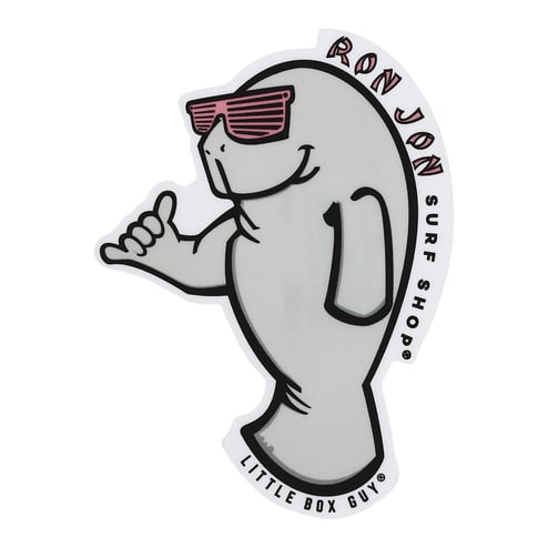 Ron Jon LBG Manatee Shaka Sticker
