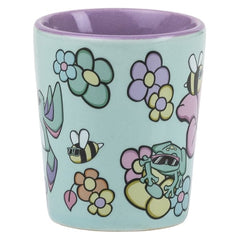 Little Box Guy Ron Jon Lost Garden 1.5oz Shot Glass