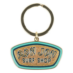 Ron Jon Badge Logo With Sand Keychain