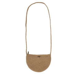 Ron Jon Tan Crochet Crossbody Bag