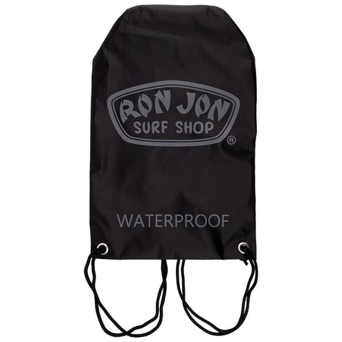 Ron Jon Black and Grey Cinch Bag