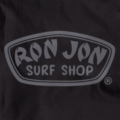 Ron Jon Black and Grey Cinch Bag