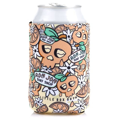 Ron Jon Little Box Guy Orange Blossom Can Coolie