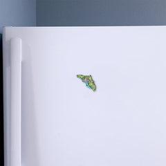 Ron Jon Florida State Map Magnet