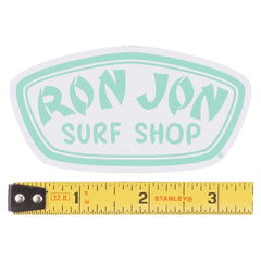 Ron Jon Small Green White Auto Magnet