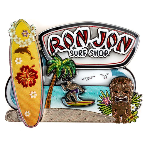 Ron Jon 2D Surfer With Board Magnet