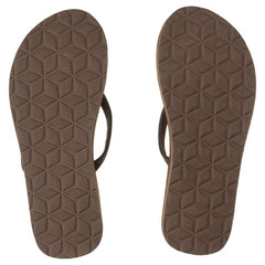 Ron Jon Women's Brown Thin Strap Sandals