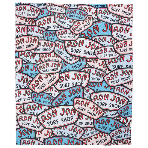 Ron Jon Badges Throw - 50" x 60"