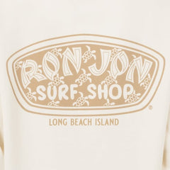 Ron Jon Women's Long Beach Island NJ Icon Badge Crew Neck Pullover
