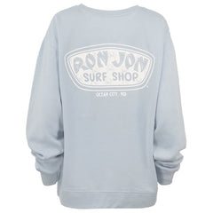 Ron Jon Women's Ocean City MD Icon Badge Crew Neck Pullover