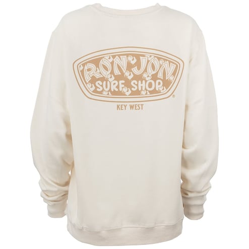Ron Jon Women's Key West, FL Icon Badge Crew Neck Pullover