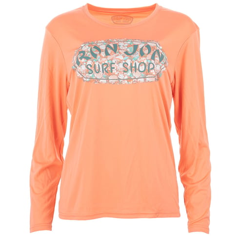 Ron Jon Women's Seashell Badge Long Sleeve UPF 50 Shirt