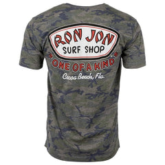 Ron Jon Cocoa Beach FL Distressed Camo Tee