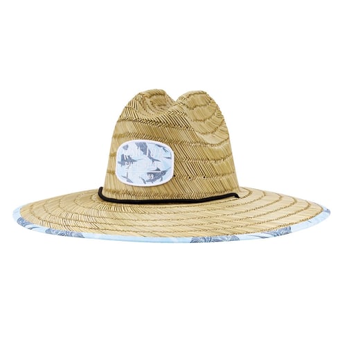 Ron Jon Offshore - Ice Blue Straw Lifeguard Hat