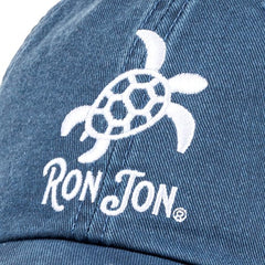 Ron Jon Women's Panama City Beach FL Turtle Denim Navy Cap