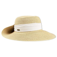 Ron Jon Women's Natural Bow Back Paperbraid Hat
